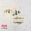 Load image into Gallery viewer, Pozivnice Za Vjenčanje - Dizajn 27 - Format A - Papir: Flora Avorio @HIA Weddings
