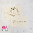 Load image into Gallery viewer, Pozivnice Za Vjenčanje - Dizajn 29 - Format A - Papir: Flora Avorio @HIA Weddings