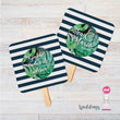 Load image into Gallery viewer, Dizajn No 30 - Leaves&Stripes