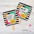 Load image into Gallery viewer, Lepeze Za Vjenčanje - Reveri Lepeze Za Vjenčanje - Zahvalnice Lepeze Za Vjenčanje - Dizajn Spring&Stripes @HIA Weddings