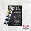 Load image into Gallery viewer, Pozivnice Za Vjenčanje - Dizajn 43 - Format F - Papir: bijeli @HIA Weddings