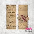 Load image into Gallery viewer, Pozivnice Za Vjenačnje - Dizajn 67 - Format K - Papir: craft @HIA Weddings