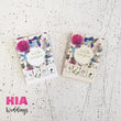 Load image into Gallery viewer, Zahvalnice Za Vjenčanje - Pokloni Za Goste - Konfeti - Konfete - Zahvalnice Sjemenke Cvijeća Dizajn No3 @HIAWeddings