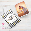 Load image into Gallery viewer, Zahvalnice Za Vjenčanje - Zahvalnice Za Umetanje Fotografije Za Vjenčanje - Pokloni Za Goste Na Vjenčanju - Dizajn Gold&Stripes @HIA Weddings