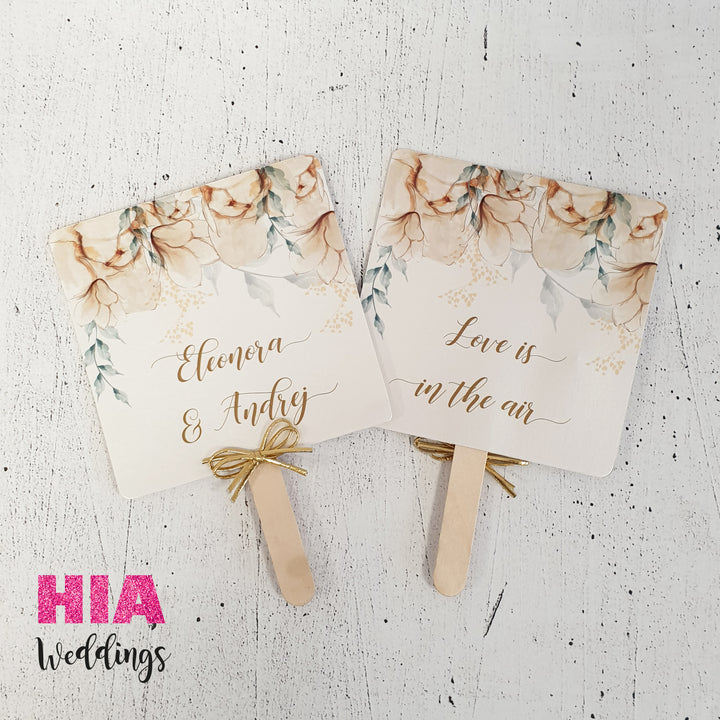 Lepeze Za Vjenčanje - Reveri Lepeze Za Vjenčanje - Zahvalnice Lepeze Za Vjenčanje - Dizajn Rose Pearl @HIA Weddings