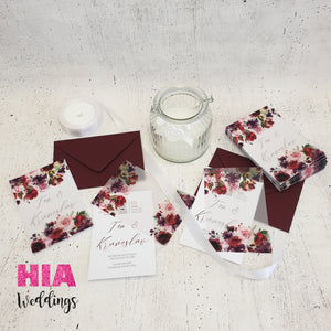 Burgundy Dream - Design No 119