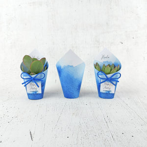 Dizajn No100 - Blue Watercolor