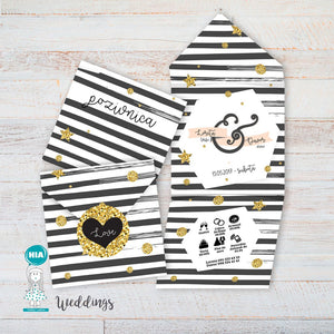 Dizajn No33 - Gold&Stripes