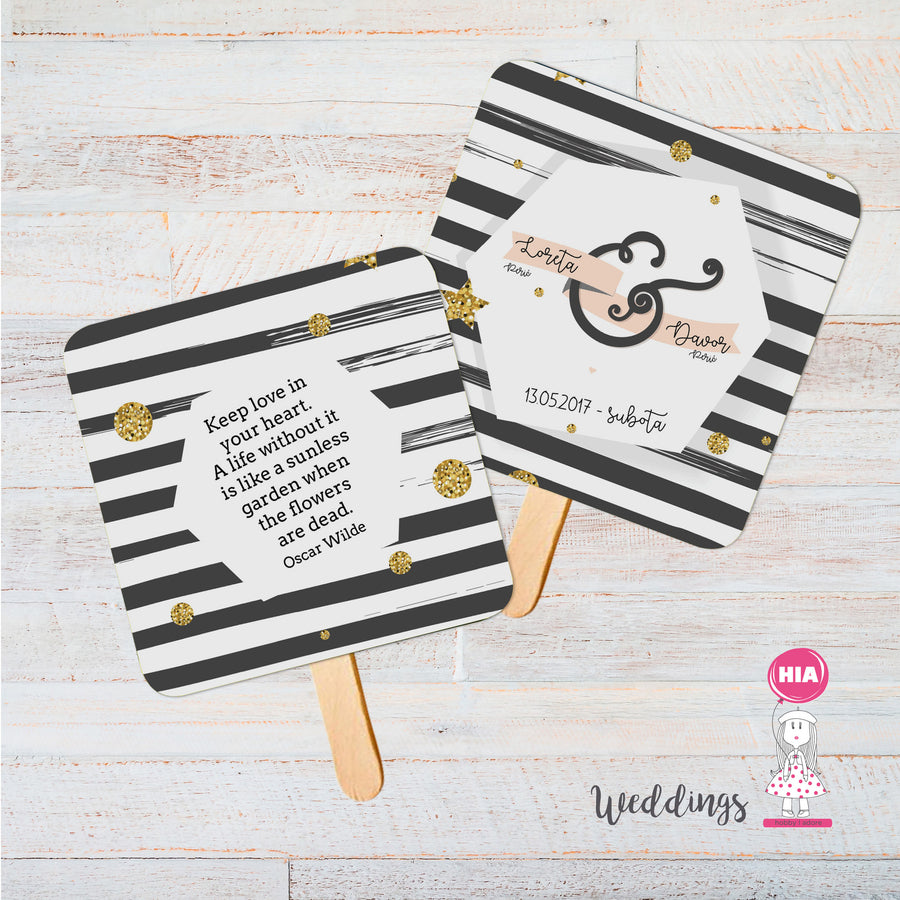 Dizajn No33 - Gold&Stripes