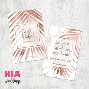 Rosegold Palm - Design No 176