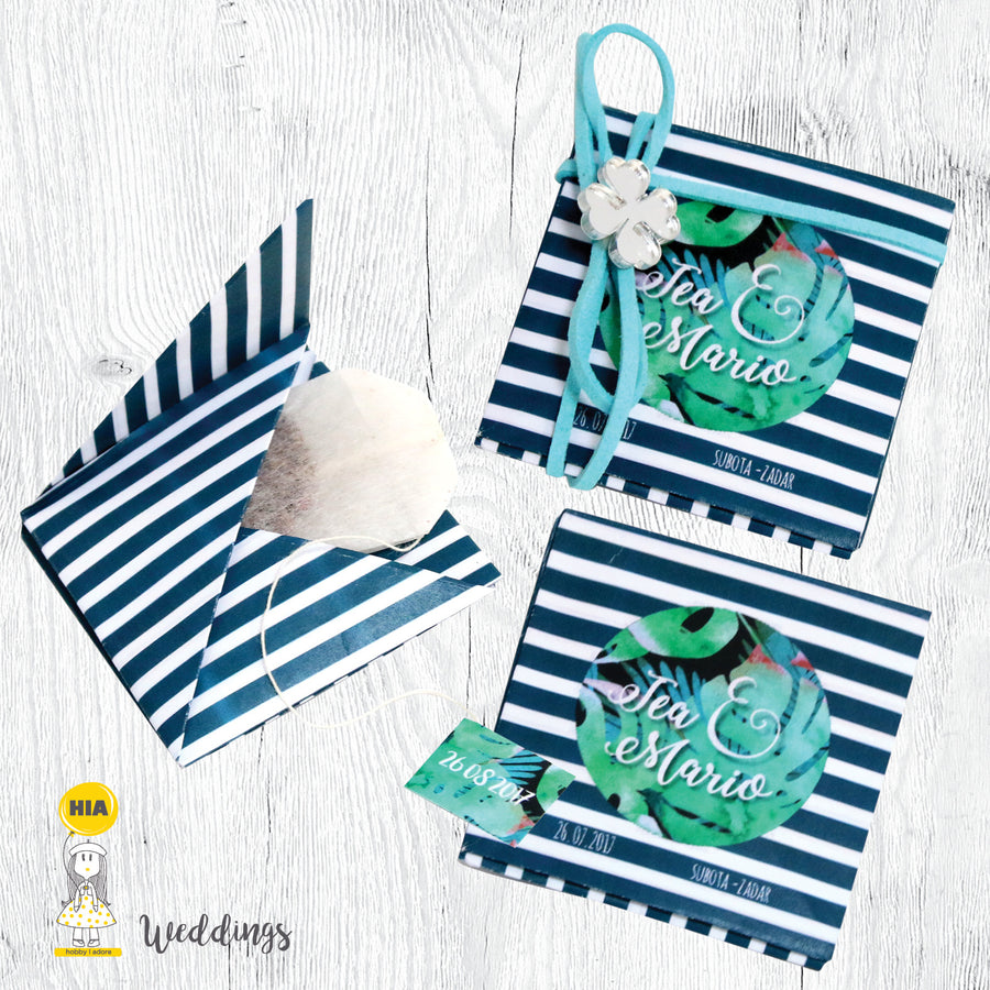 Dizajn No28 -  Leaves&Stripes