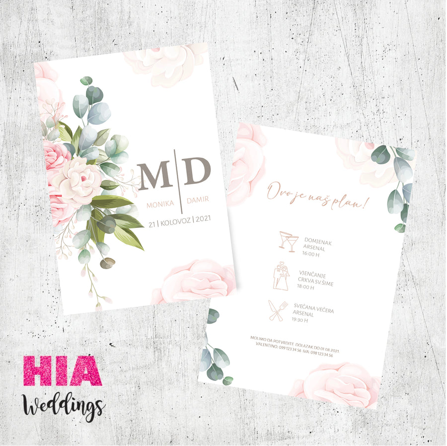 Roses are pink - Design No 139
