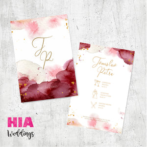 Burgundy Fantasy - Design No 168