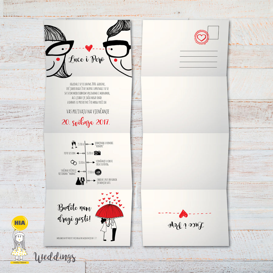 Dizajn No14 - Red Umbrella