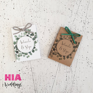 Zahvalnice Za Vjenčanje - Pokloni Za Goste - Konfeti - Konfete - Zahvalnice Sjemenke Cvijeća Dizajn No1 @HIAWeddings