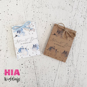 Zahvalnice Za Vjenčanje - Pokloni Za Goste - Konfeti - Konfete - Zahvalnice Sjemenke Cvijeća Dizajn No4 @HIAWeddings