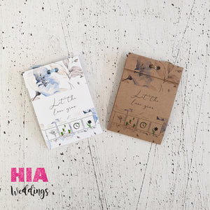 Zahvalnice Za Vjenčanje - Pokloni Za Goste - Konfeti - Konfete - Zahvalnice Sjemenke Cvijeća Dizajn No4 @HIAWeddings