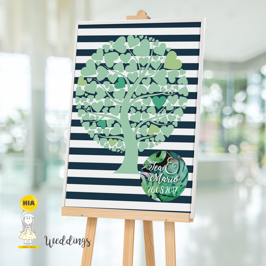 Dizajn No28 -  Leaves&Stripes