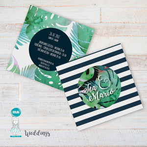 Dizajn No28 -  Leaves&Stripes