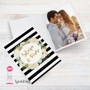 Zahvalnice Za Vjenčanje - Zahvalnice Za Umetanje Fotografije Za Vjenčanje - Pokloni Za Goste Na Vjenčanju - Dizajn Minimal&Stripes @HIA Weddings