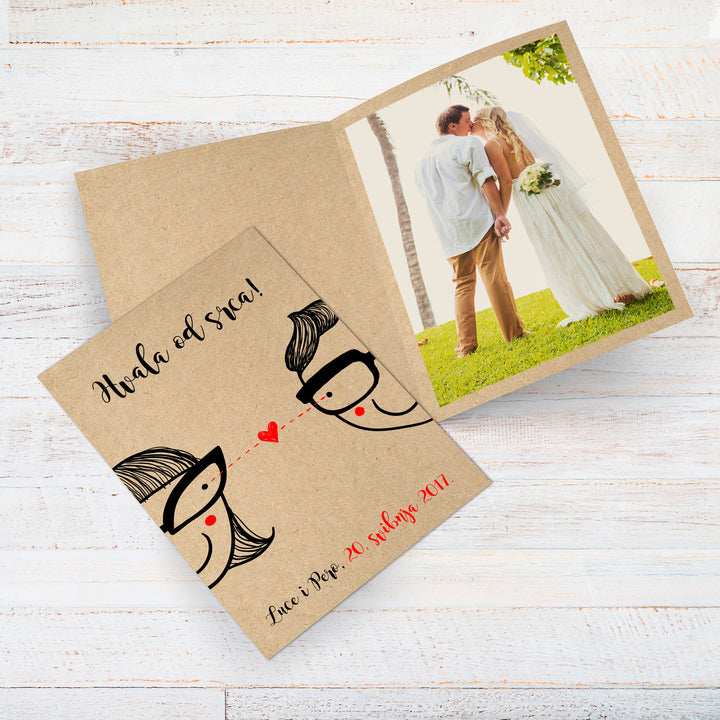 Zahvalnice Za Vjenčanje - Zahvalnice Za Umetanje Fotografije Za Vjenčanje - Pokloni Za Goste Na Vjenčanju - Dizajn Craft Umbrella @HIA Weddings